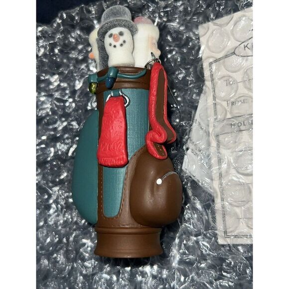 2002 Hallmark Keepsake Ornament Tee's The Season Golf Bag - Picture 4 of 8